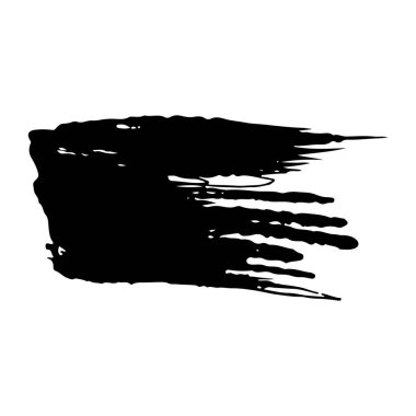 Siyah sıçrama koleksiyonu. Mürekkep lekesi. Sprey boyayla boyayın. Sprey boya elementleri. Siyah mürekkep sıçrama çizgileri ve damlalar. Boya fırçası, vuruş vektörü ayarlandı. Sprey boyayla boyayın..