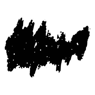 Siyah sıçrama koleksiyonu. Mürekkep lekesi. Sprey boyayla boyayın. Sprey boya elementleri. Siyah mürekkep sıçrama çizgileri ve damlalar. Boya fırçası, vuruş vektörü ayarlandı. Sprey boyayla boyayın..