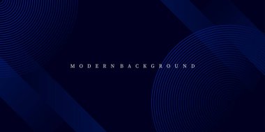  Fütürist soyut arka plan. Geometrik çember çizimi. Modern mavi çizgi desenli arka plan. Mavi arkaplan