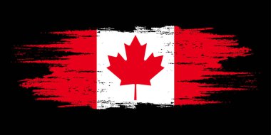  Kanada fırça bayrağı, Kanada bayrak fırçası suluboya bayrak tasarımı unsuru