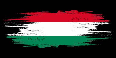 Macaristan fırça bayrağı, Macaristan bayrak fırçası suluboya bayrak tasarımı unsuru