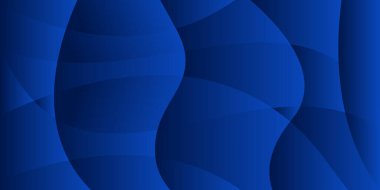 Soyut mavi eğri arkaplanı. Modern mavi vektör arka planı. Geometrik arkaplan tasarımı