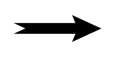 vektör siyah ok yönü