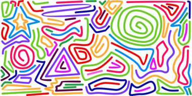 Renkli satırlar soyut arkaplan