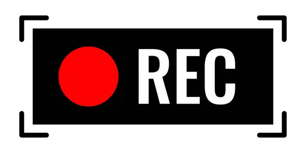 video kamera kayıt işareti