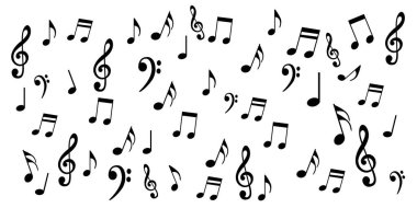 müzik nota düzeni arkaplanı