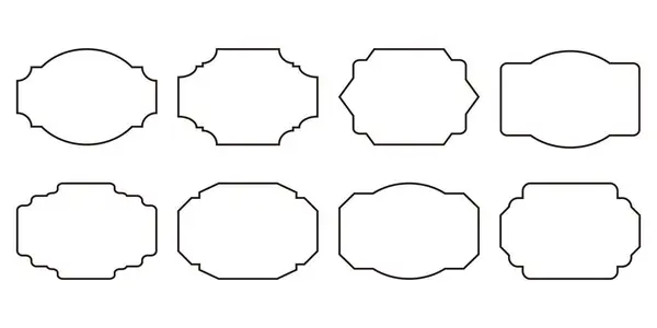 Grafik elementlerin çeşitli şekilleri koleksiyonu
