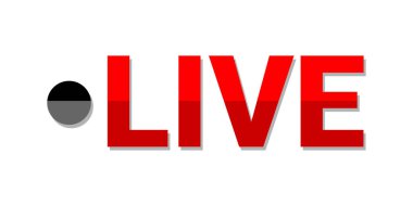  çalma düğmesi simgesi olan kırmızı canlı simge