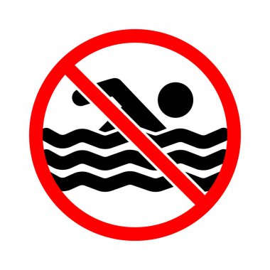 Yüzme simgesi işareti yok