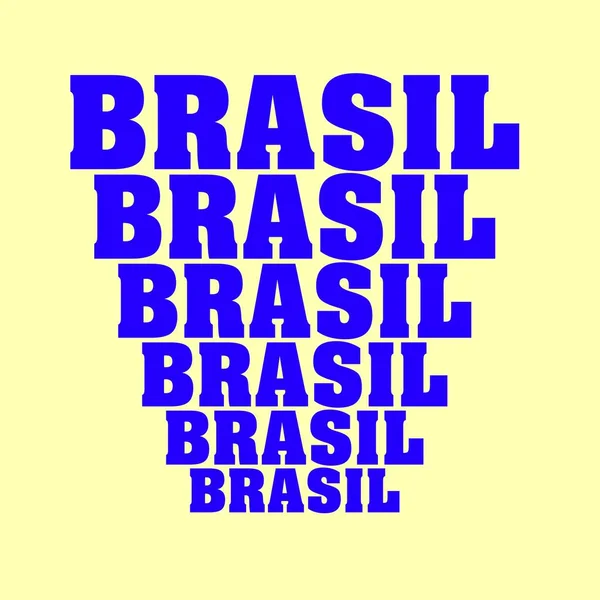 Brasil私の新しいデザイン5 Epsベクトルをチェック — ストックベクタ