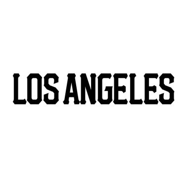 LOS ANGELES vektör t-shirt grafik tasarımı