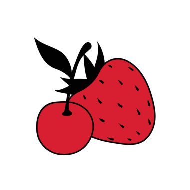 Çilek (EPS vektörünü kontrol et).