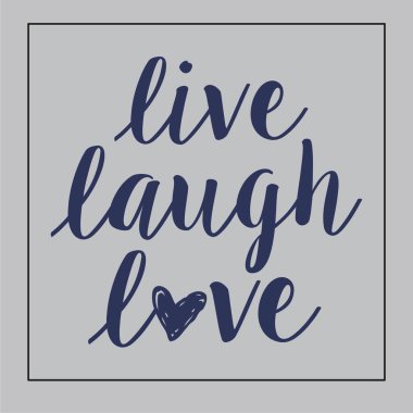 LIVE LOVE Yüksek Çözünürlüklü yazdırma dosyası (EPS vektörünü kontrol et).