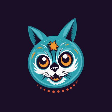 Kalın tipografi ve temiz vektör şekilleri sanatsal, sokak tarzı kenar.