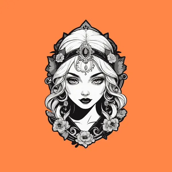 Beyaz üzerine klasik siyah.