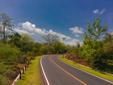 Ulusal Park Situbondo, Doğu Cava 'daki ormanların hava görüntüsü.