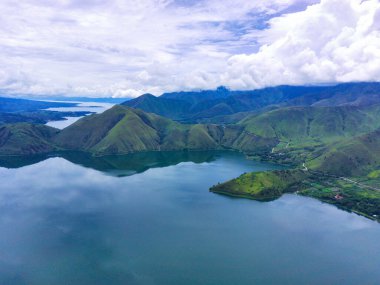 Toba Gölü, samosir, Kuzey Sumatra, Endonezya