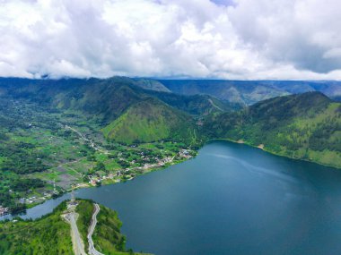 Toba Gölü, samosir, Kuzey Sumatra, Endonezya