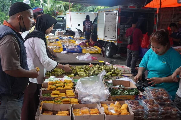 November 2022 Vroege Ochtend Taartmarkt Pasar Senen Centraal Jakarta Indonesië — Stockfoto