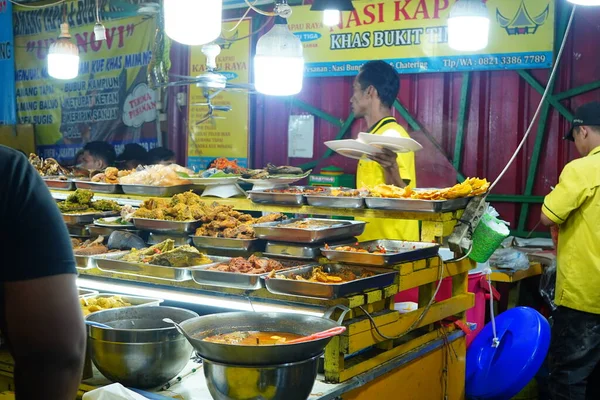 November 2022 Padangnese Nasi Kapau Jakarta Street Food Indonesia Street — Stock Photo, Image