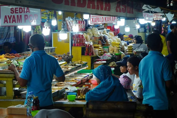 November 2022 Padangnese Nasi Kapau Jakarta Street Food Indonesien Straßenbild — Stockfoto