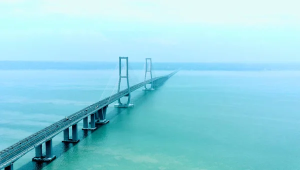 Ноября 2022 Года Вид Воздуха Мост Сурамаду Второй Половине Дня — стоковое фото