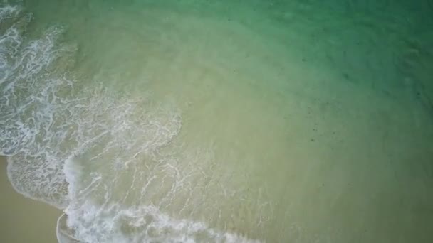 Flying Teluk Ijo Green Bay Banyuwangi East Java Aerial Footage — Stok Video