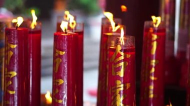 22 January 2023. Chinese New Year at Sam Poo Kong. Semarang. Indonesia. Editorial footage.