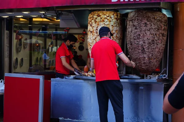 Kuala Lumpur Malajsie Března2023 Tradiční Turecké Jídlo Doner Kebab Bukit — Stock fotografie
