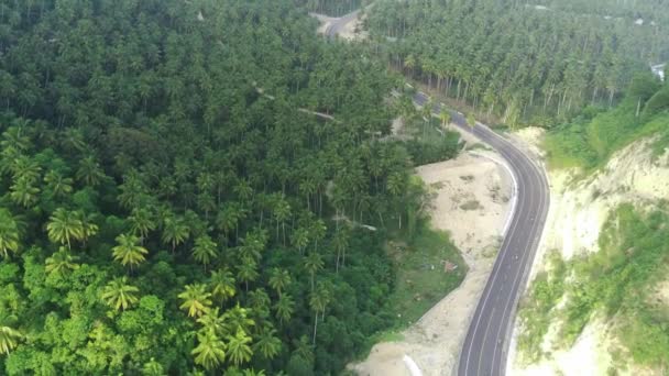 Drone Despega Para Capturar Impresionantes Imágenes Aéreas Carretera Costa Sur — Vídeos de Stock
