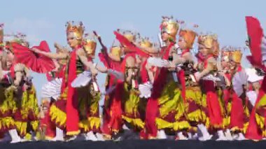 October 26, 2024. Banyuwangi, Indonesia. More than three thousand dancers perform in the colossal and magnificent Gandrung Sewu performance.