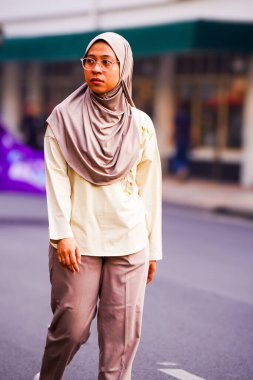 10 Ağustos 2025. Surabaya, Endonezya. Şehirde arabasız gün etkinlikleri.