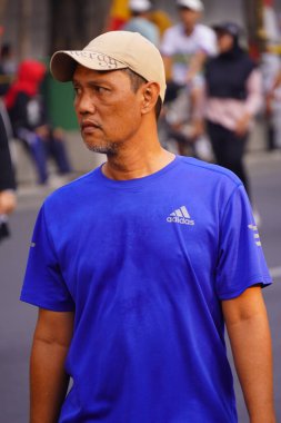 10 Ağustos 2025. Surabaya, Endonezya. Şehirde arabasız gün etkinlikleri.