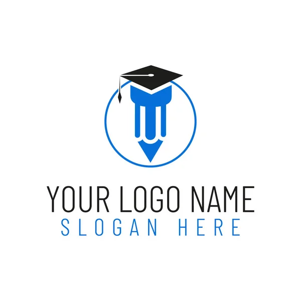Education Logo Design Template Vector Icon — Stock Vector