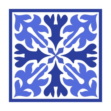 Portekiz çömlekçiliğini seramik çiçek süsüyle taşıyın. Klasik mavi Portekiz azulejo, Meksika talavera, İtalyan majolika, Arabesk motifi veya İspanyol seramik mozaiği