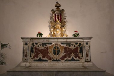 Agrigento, Sicilya (İtalya): San Gerlando Katedrali 'nin ayrıntılı görünümü