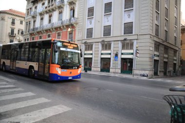Palermo, Sicilya (İtalya): Palermo şehir merkezinde AMAT Yerel Otobüs