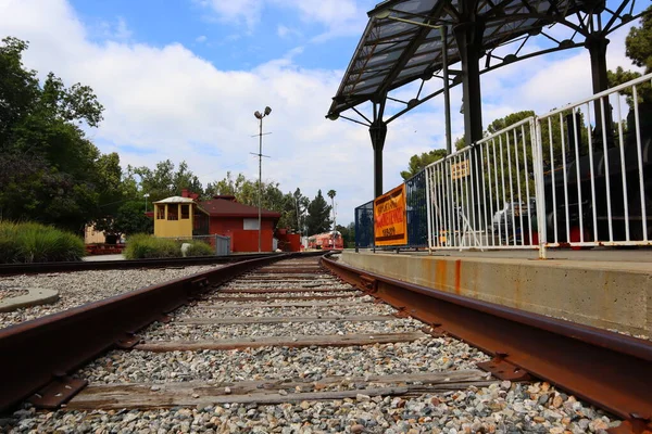 stock image Los Angeles, California - May 11, 2019: view of TRAVEL TOWN MUSEUM, located at 5200 Zoo Drive, Los Angeles