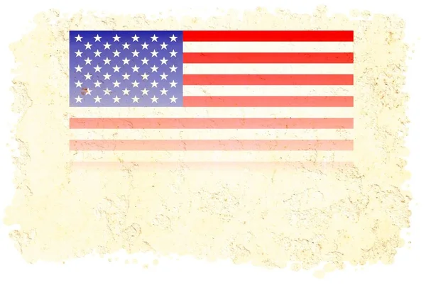 Particular Estados Unidos América Flag Papel Vintage — Fotografia de Stock