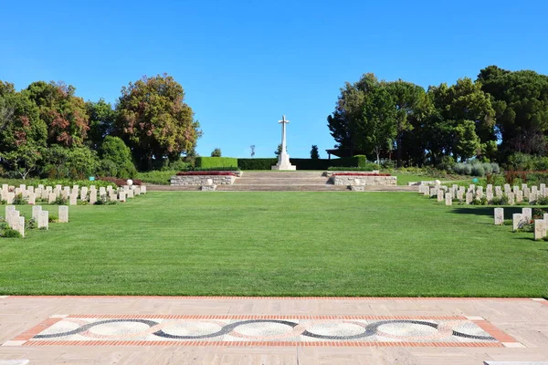 stock image The Sangro River War Cemetery lies in the Contrada Sentinelle in the Commune of Torino di Sangro, Province of Chieti