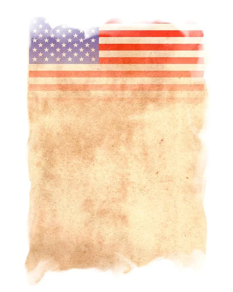 Szczególne Stany Zjednoczone Ameryki Flag Papierze Vintage — Zdjęcie stockowe