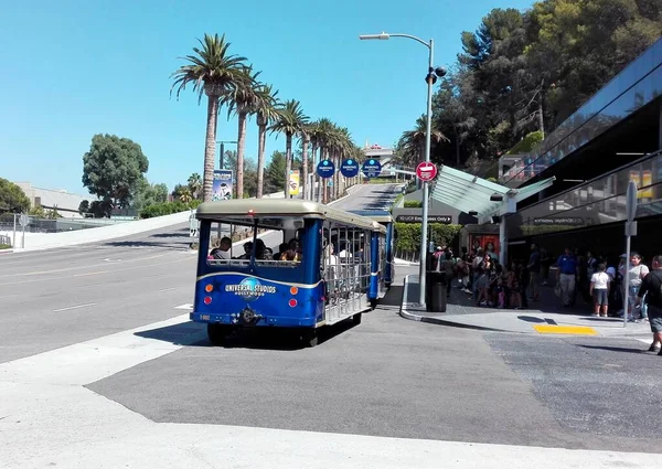Los Angeles California Eylül 2018 Universal Şehri Stüdi Otobüs Mekiği — Stok fotoğraf