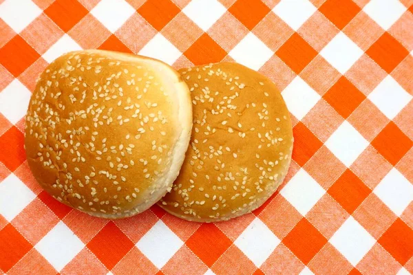 Bułki Hamburgerowe Sezamem — Zdjęcie stockowe
