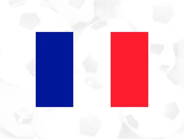 法国国旗 3D说明 — 图库照片
