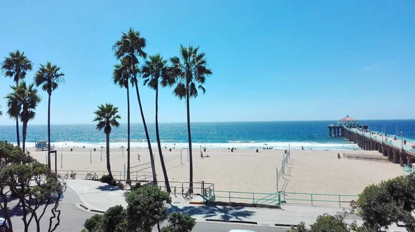 Manhattan Beach Los Angeles California Eylül 2018 Manhattan Sahili Kaliforniya — Stok fotoğraf