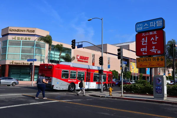 Los Angeles Californie Mai 2019 Vue Sur Koreatown Quartier Centre — Photo