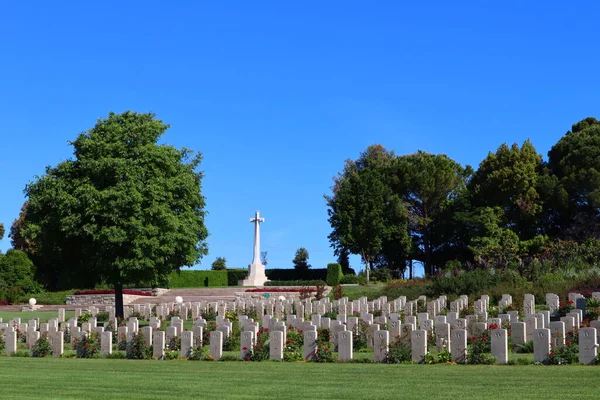 stock image The Sangro River War Cemetery lies in the Contrada Sentinelle in the Commune of Torino di Sangro, Province of Chieti