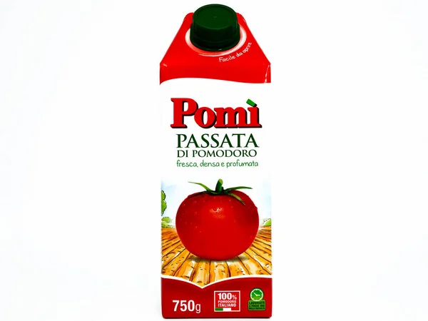 Pescara Italia Maggio 2020 Pom Italian Tomato Sauce — Foto Stock