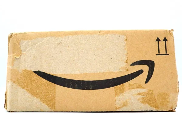 Amazon Paquete Caja Entrega —  Fotos de Stock