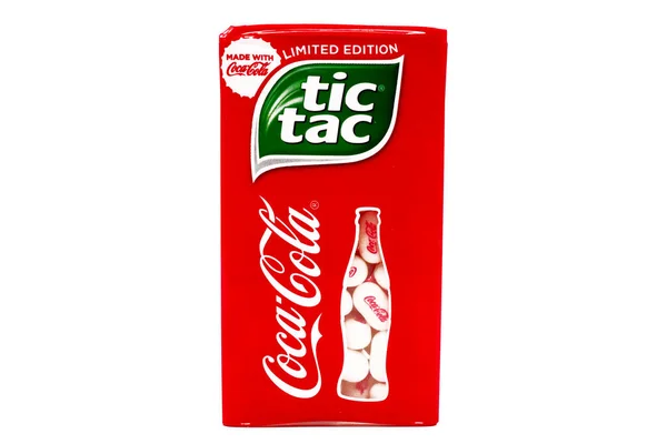Пескара Італія Грудня 2019 Обмежене Видання Tic Tac Зроблене Coca — стокове фото